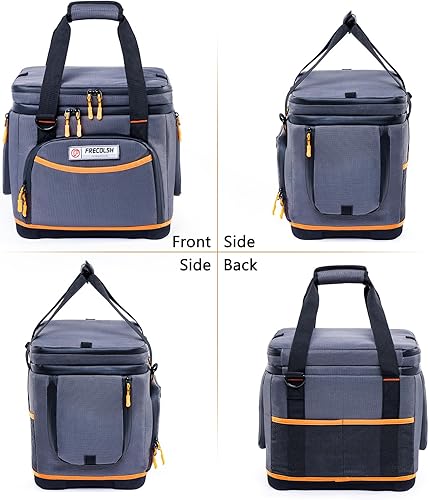 Miniatura 8 de Estuche de transporte de viaje de doble capa para Jackery Explorer 500  Bolsa de almacenamiento portátil de estación de energía con fondo duro