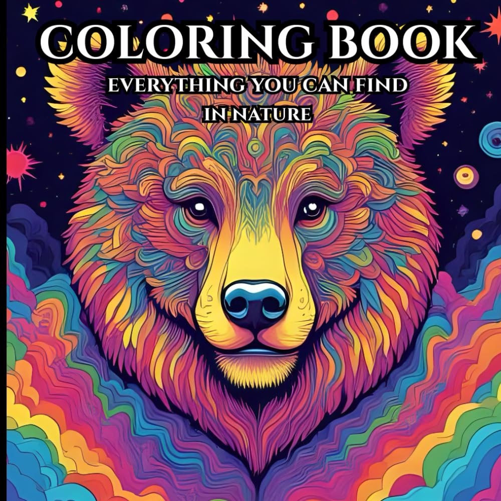 Serene Nature Adult Coloring Book For Mind clarity: Relax and unwind with the beauty of Everything beyond the busy life