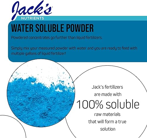 Miniatura 6 de Jack's Classic Nutrients 15-5-20 Tap Fertilizante soluble en agua para reducir el pH del agua para el crecimiento de hojas y raíces en programas de