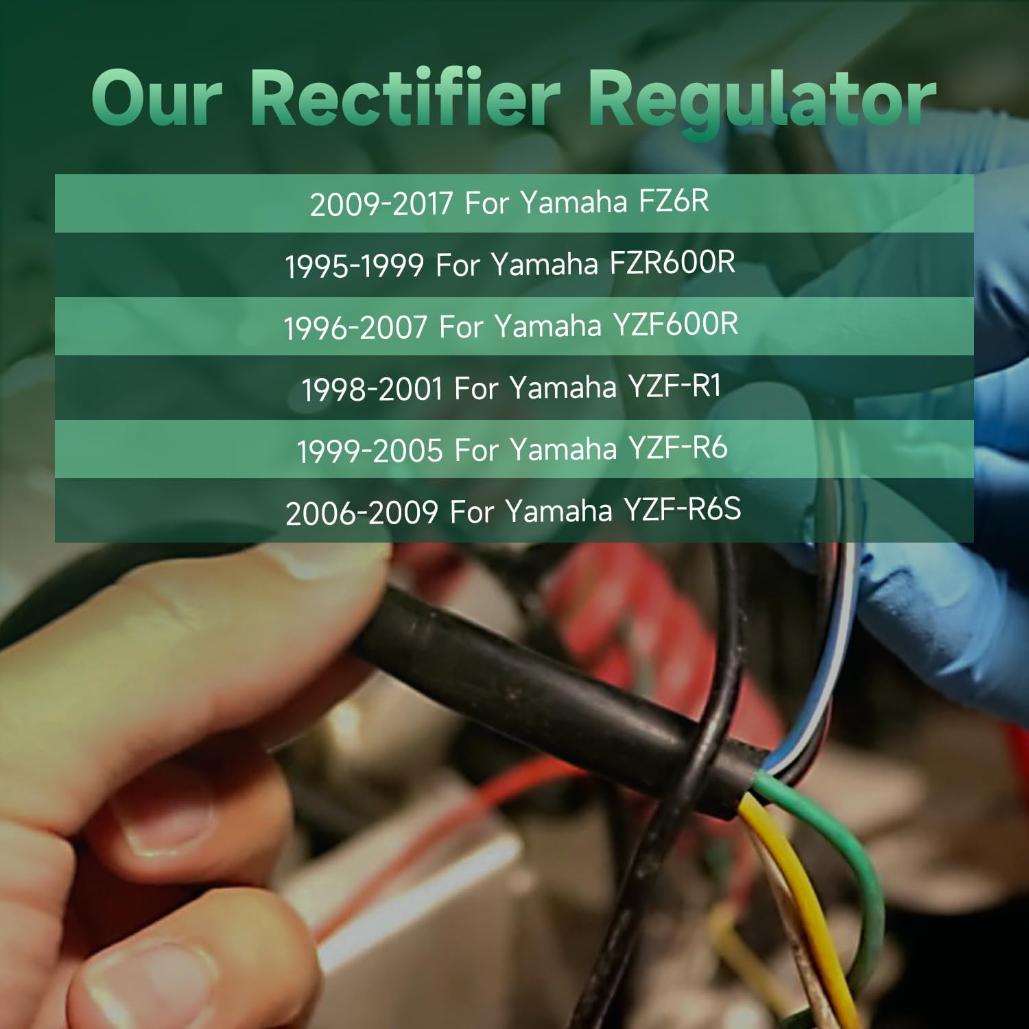 SCITOO YHC-013 Voltage Regulator Rectifier 1998-2001 for Yamaha YZF R1 1999-2002 for Yamaha YZF R6 2006-2009 for Yamaha YZF R6S