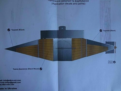 Miniatura 3 de Mikro-mir 144-012 - 1/144 Submarino británico Resurgam, kit de modelo de plástico a escala