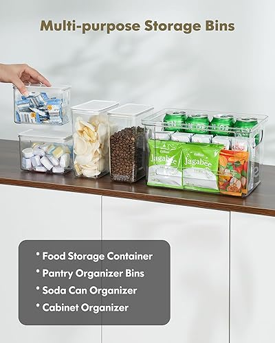 Miniatura 6 de Contenedor de bolsas de basura para lavandería, dispensador de bolsas de basura 5 en 1 debajo del fregadero, bolsas de basura acrílicas y