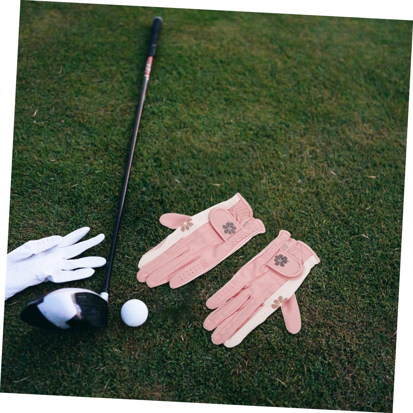 TOYANDONA Guanti Da Golf Junior Antiscivolo Guanti Da Golf Resistenti All Usura Design Rete Ventilato Accessori Per Donna