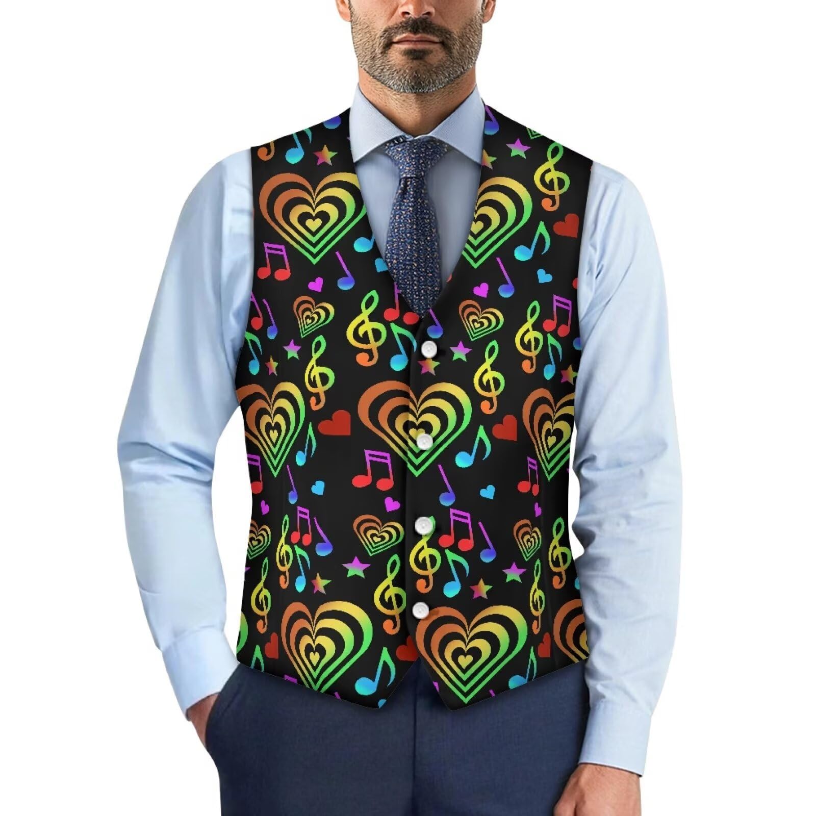 Chalecos para hombre, chalecos casuales de negocios con 4 botones, chaleco formal con cinturón ajustable