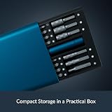 ARCTIC Precision Screwdriver Toolkit - Jeu de tournevis de précision 62 en 1, Philipps/Slotted/Torx/Pozidriv/Hex, boîtier aluminium, pour électronique, ordinateur portable, tablette, lunettes, montres - 3