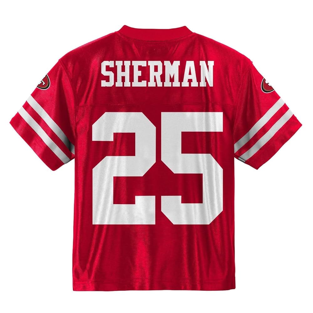 サンフランシスコ49ers R.シャーマンNFLジャージー Amazon.com : Richard Sherman San Francisco 49ers #25 Red