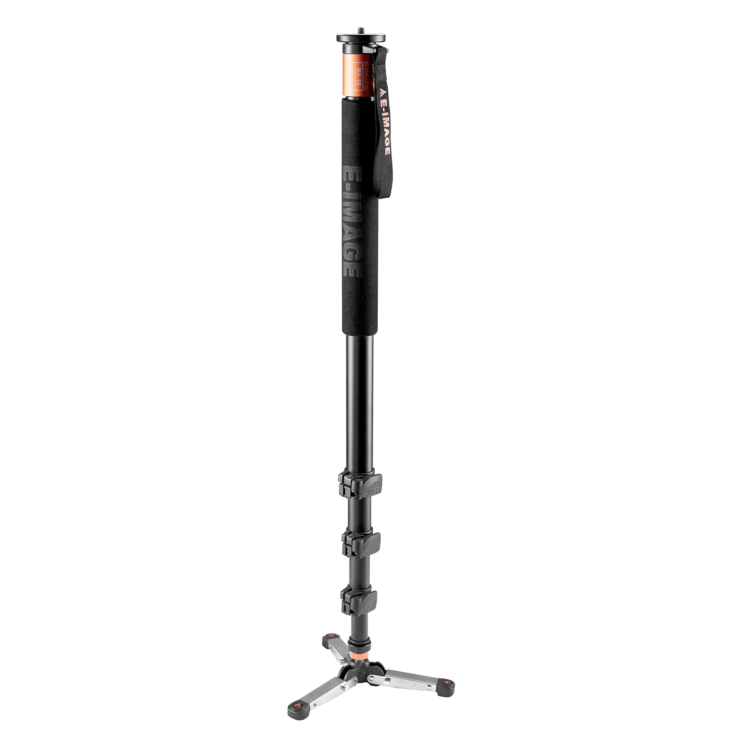 Monopie E-Image MA-70 de Aluminio con Cabeza fluida para Video