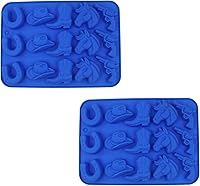 Vista 12 de 2 paquetes de moldes de chocolate, molde de silicona con forma de avión de 4 cavidades para chocolate, caramelo, decoración de pastel, gelatina