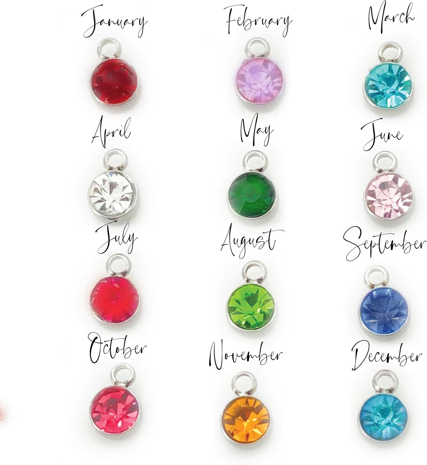 Personalized Birthstone Necklace | Custom Name Necklace | Girlfriend Gift | Friend Necklace for Women | Kinsley Birthstone Necklace Custom KINSLEY-BS-DISC - Image 3