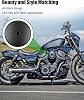 Cubierta de filtro de aire de aluminio negro para Harley Davidson, reemplaza 18-761 7