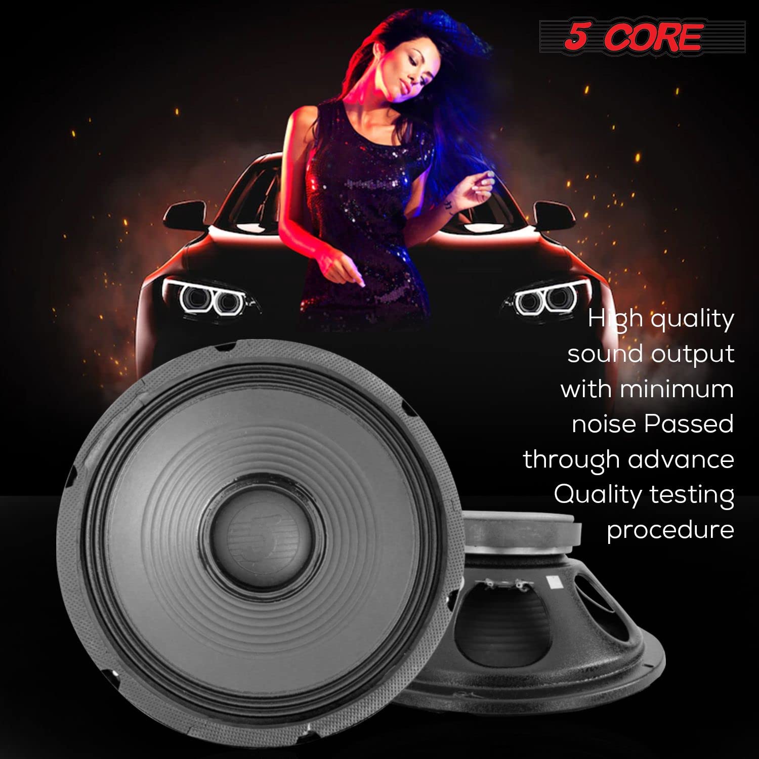 Amazon.co.jp: 5コア 12インチ DJ サブウーファー 交換用 1550W