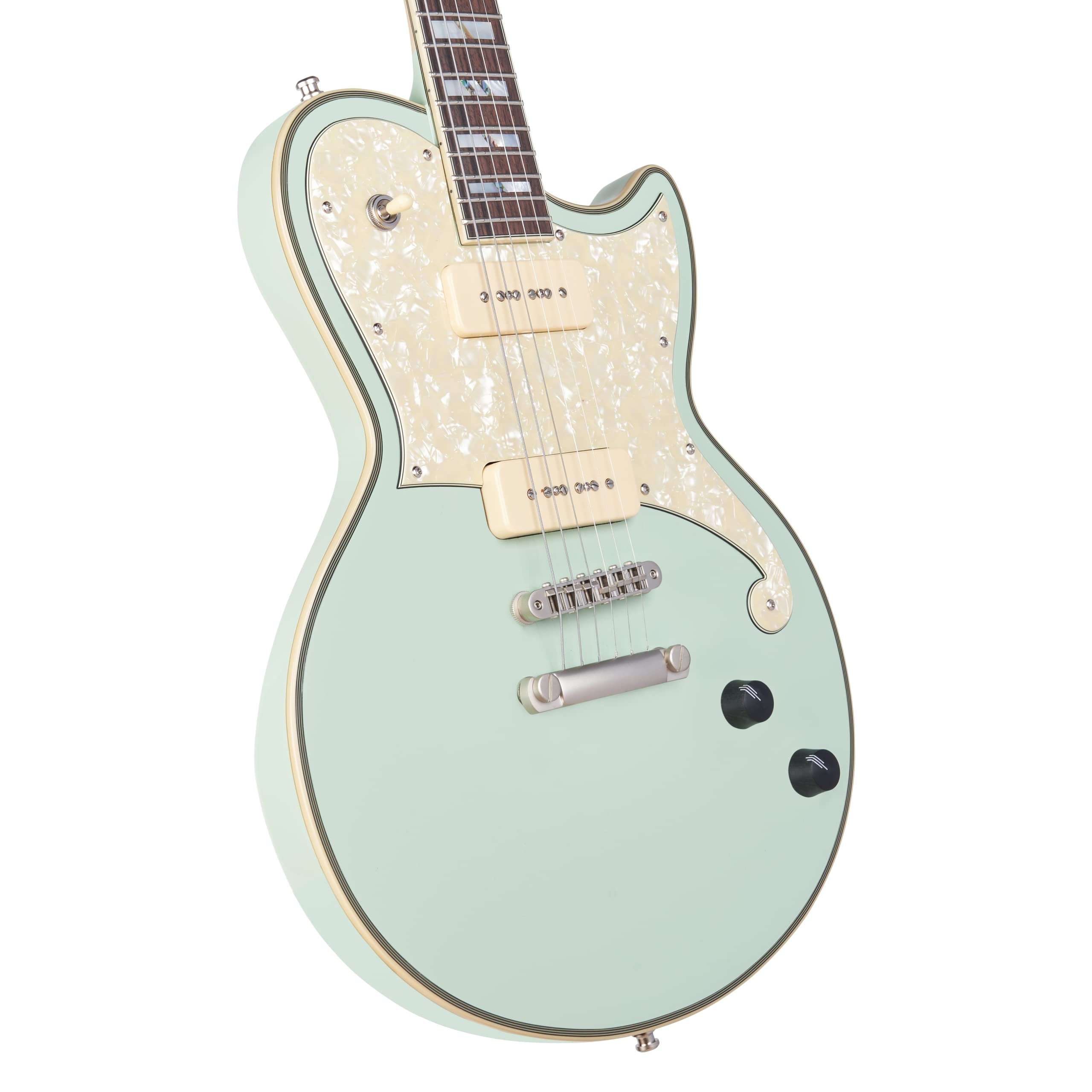 Amazon | D'Angelico Deluxe Atlantic Limited Edition, Sage | エレキ