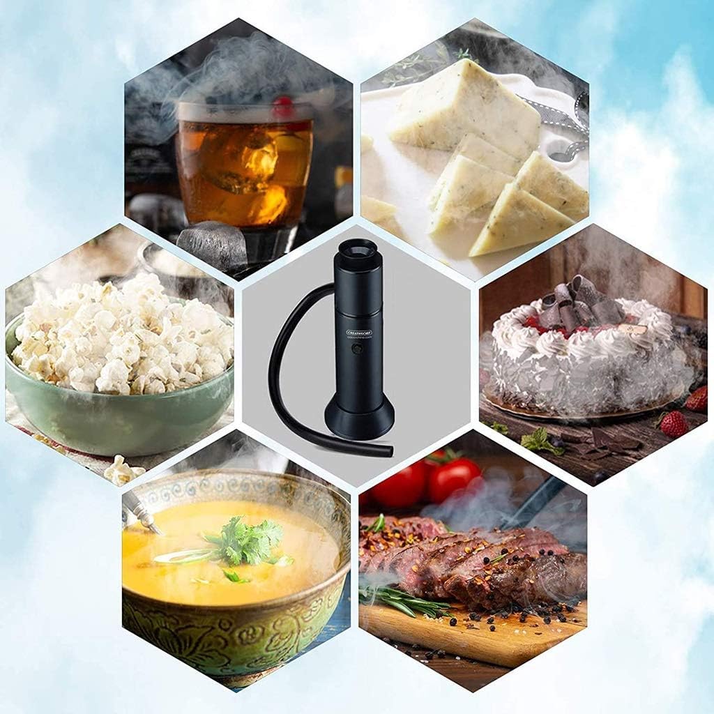 Smoking Gun, Cocktail Smoker Kit, Smoke Infuser With Hose And Dome, Food Smoker To Enhance Taste