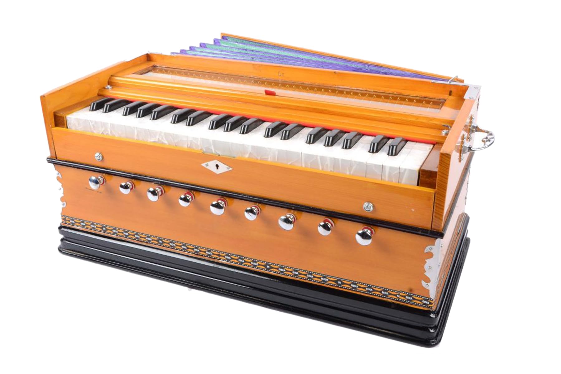 Professional Musical Instrument Dholak Drum Bolt-tuned and Padded with cushion.