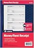 Adams Money and Rent Receipt Book, 3-Part, Carbonless, WhiteCanaryPink, 7-58