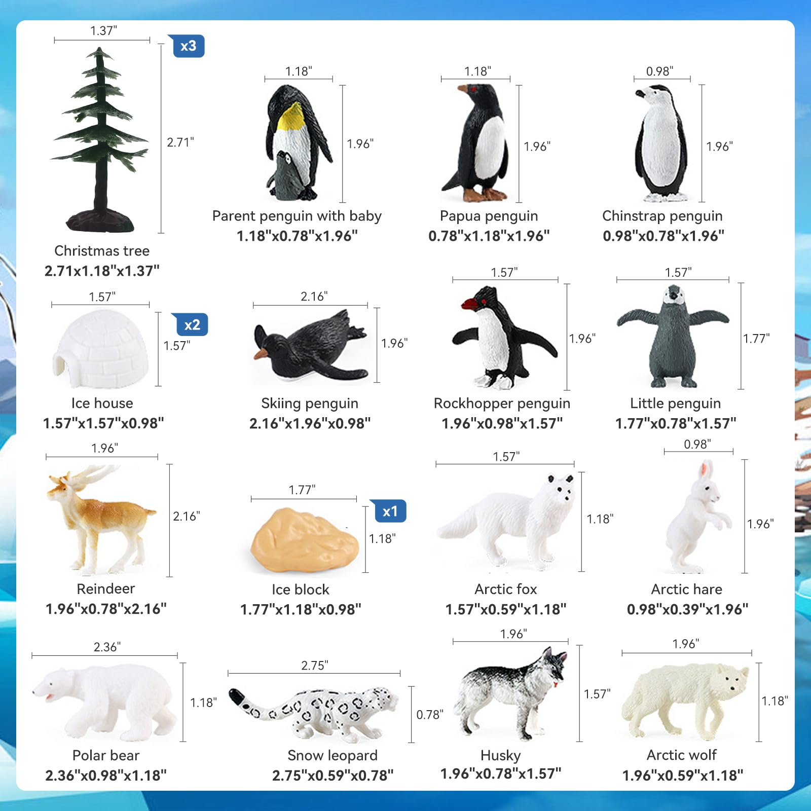 Amazon.co.jp: Yichushisu Arctic Habitat Project for Kids | 27