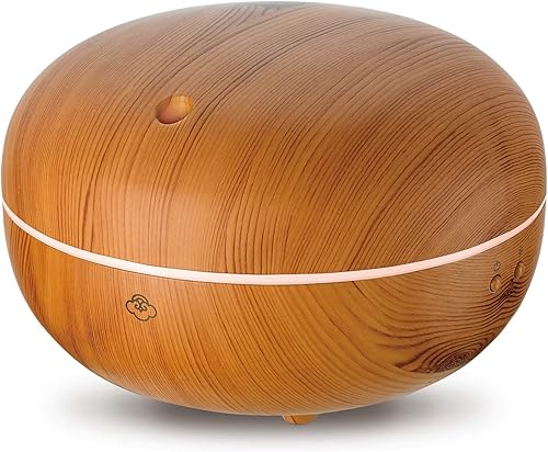 Miniatura 2 de Serene House Difusor ultrasónico de aromaterapia de aceite esencial de macaron de niebla fría - Blanco cálido opcional, pantalla de luz ambiental