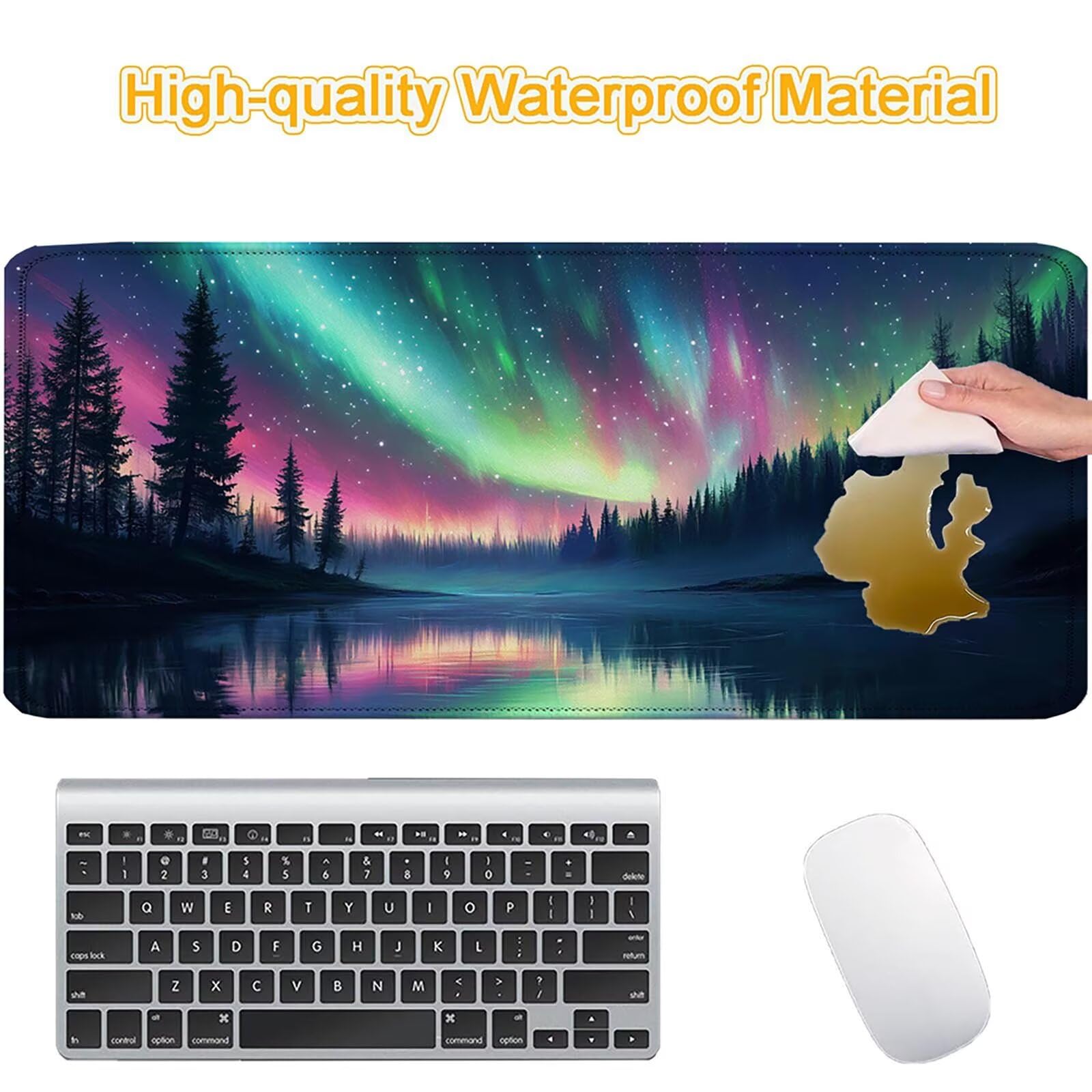 Tappetino Mouse 900x450mm | Superficie Ultra-Liscia, aurora 0-z388
