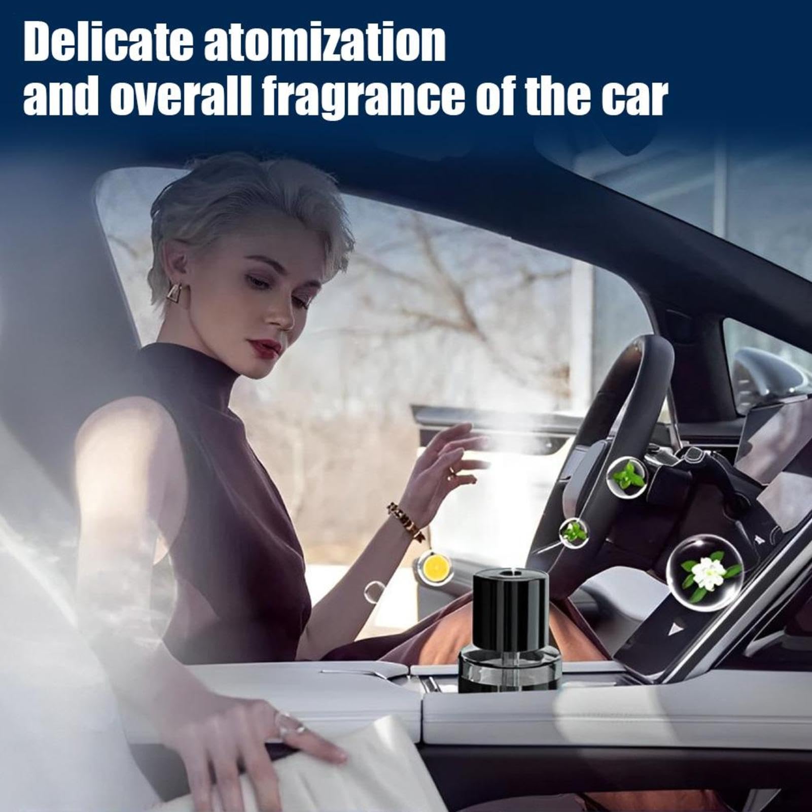 Dyfuzor oleju do samochodu | USB Olej Perfumy Aromaterapia Chłodna Mgła Dyfuzor | Przenośny Mały Nawilżacz Zapachowy Pojemnik dla Rodziny Przyjaciół Koledzy