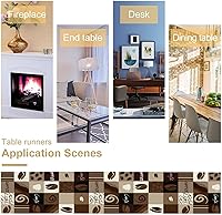 Vista 80 de Camino de mesa de mediados de siglo, moderno patrón atómico absctract geométrico retro de los años 1950 y 1960 S para decoración de mesa del hogar