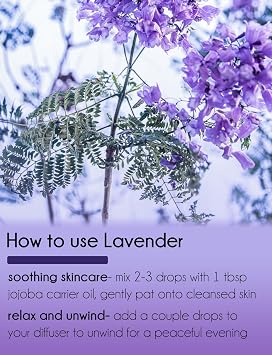 Lavender 40-42 32 fl oz (946 ml) Aluminum Bottle w/Plug Cap 100% Pure Essential Oil GreenHealth