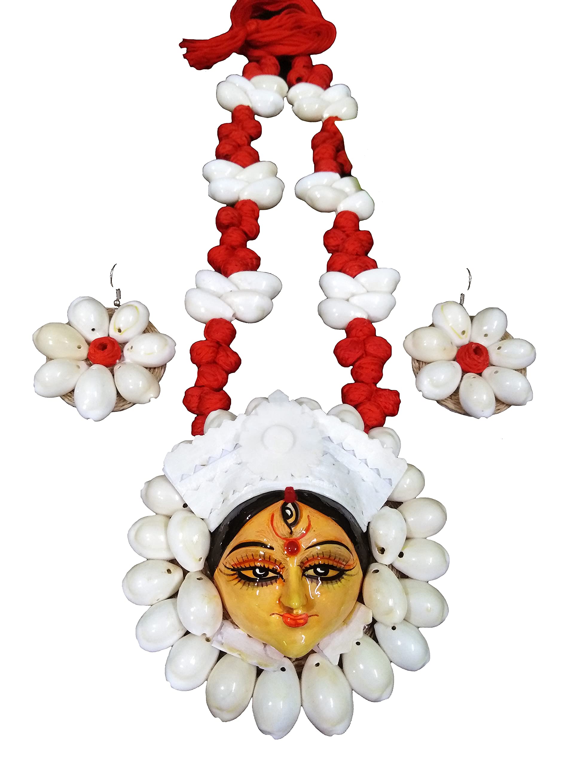 SAKHIMata Durga rani necklace set for woman festive jewellery best gift for girlfriend under 500 handmade stylish trendy