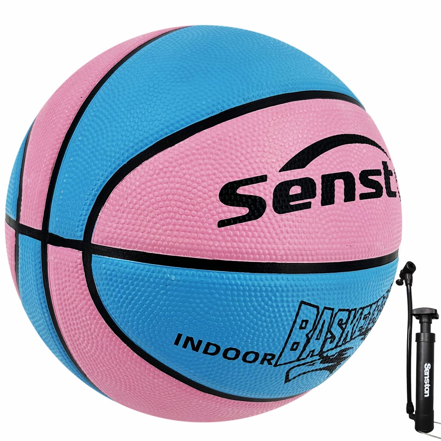 Senston Basketball Balls Size 3/5/6/7 Basketballs Indoor Outdoor 27.5/29.5 inch Basketball