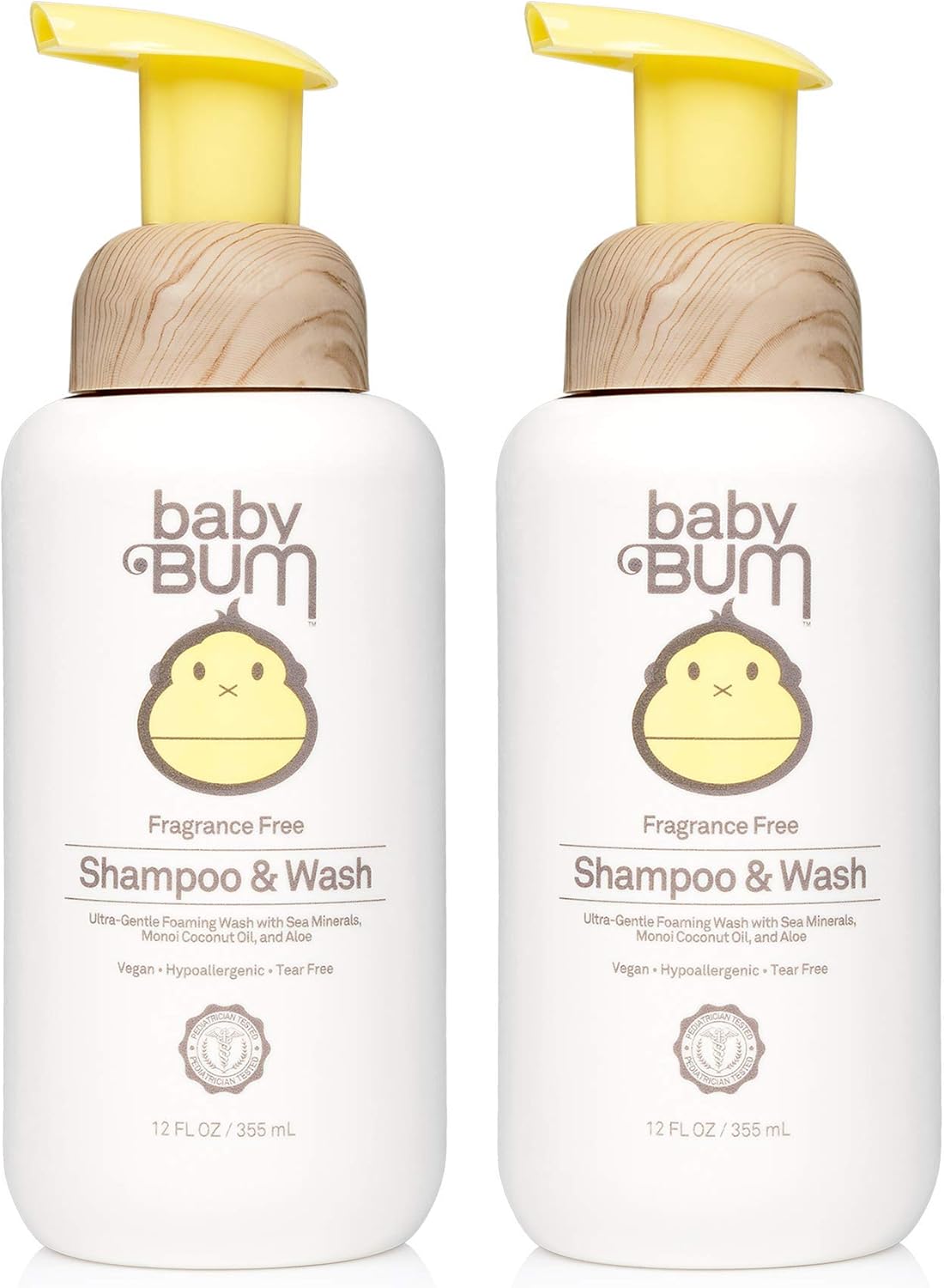 Baby Bum Baby Bum Shampoo & Wash Fragrance Free 355ml/12oz (2 Pack