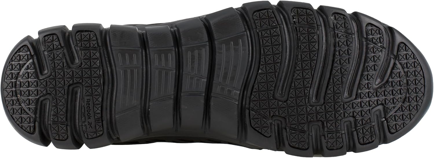 Reebok Mens Sublite Cushion Exofuse Slip Resistant Composite Toe Work/Duty - Black - Image 2