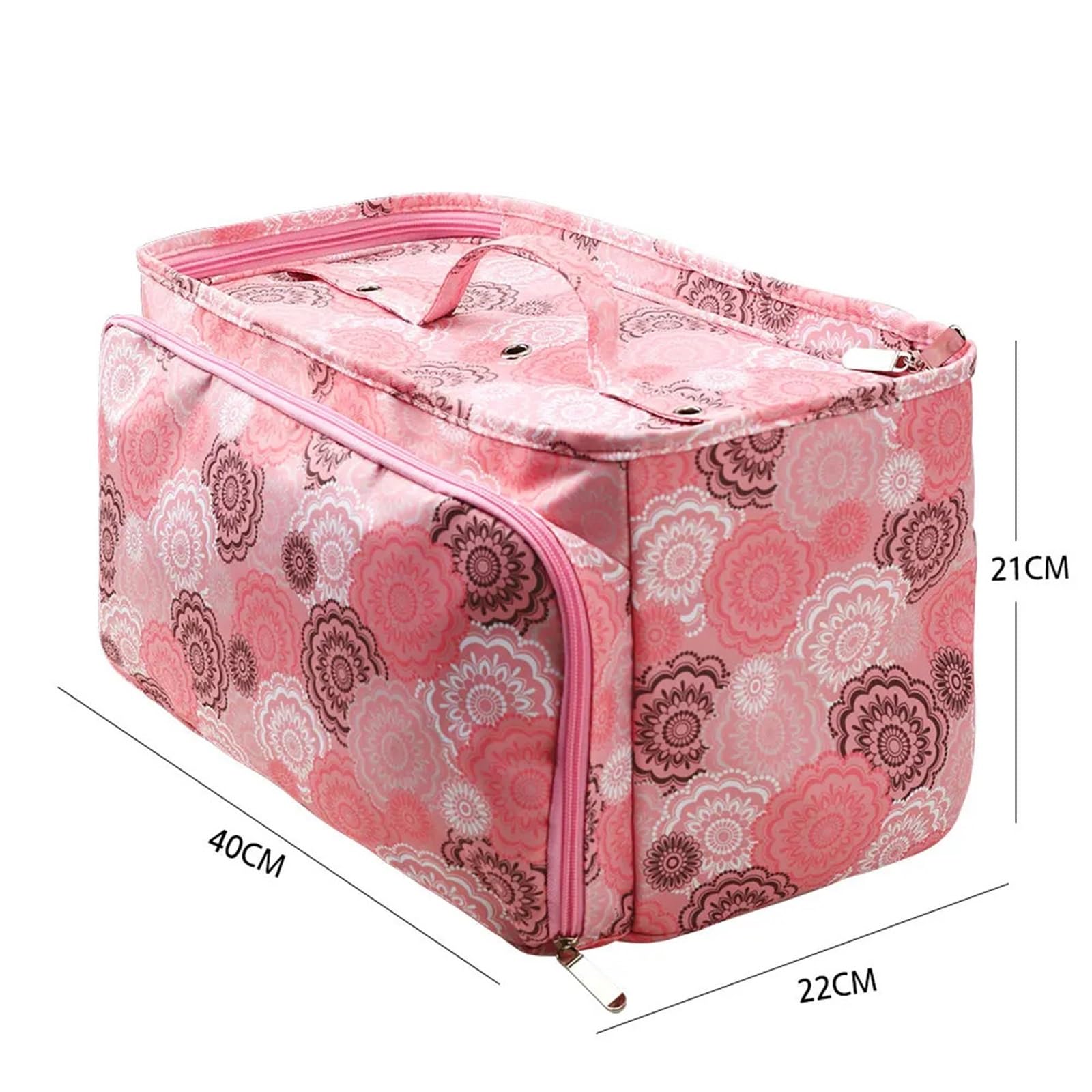 projekttasche für strickzeug Durable and Portable Yarn Storage Bag – A Craft Organizer with Compartments für Wolle und Strickzubehör(Yellow)