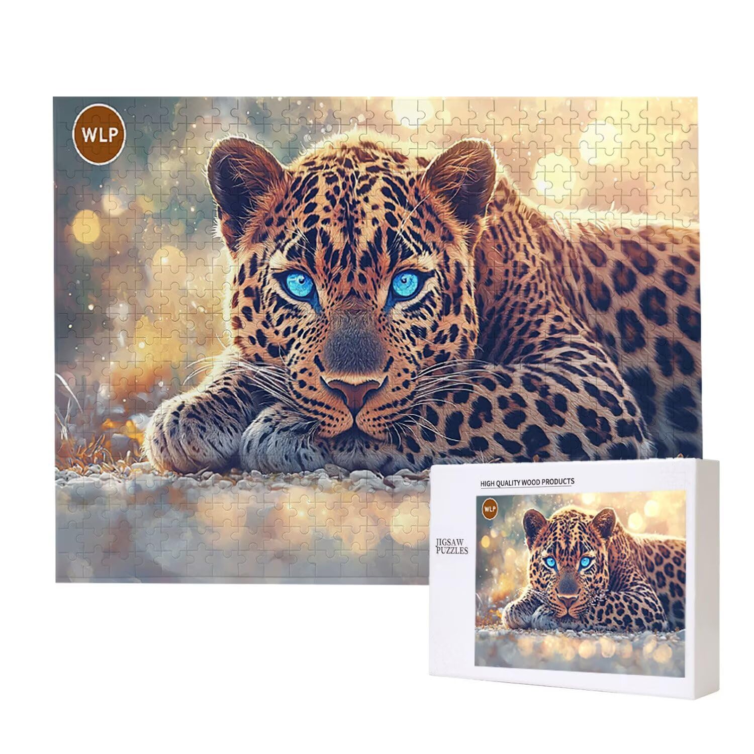 1500 Pezzi di Puzzle, ghepardo1500 Pezzi di Puzzle per Adulti, Regalo di Anniversario, Regalo di Natale, Decorazione Della Casa, Prevenzione Della Degenerazione Cerebrale Negli Anziani v-543