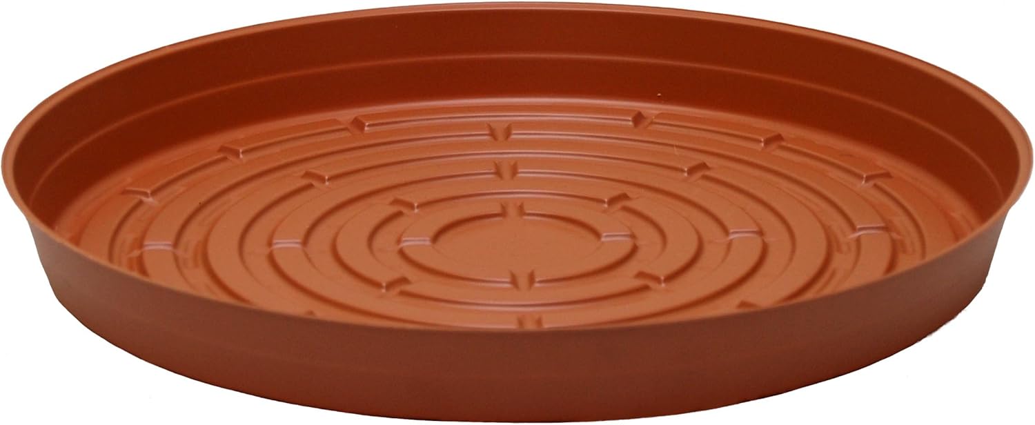 CWP WT812 10Piece Vinyl Plant Saucer, 12Inch Diameter