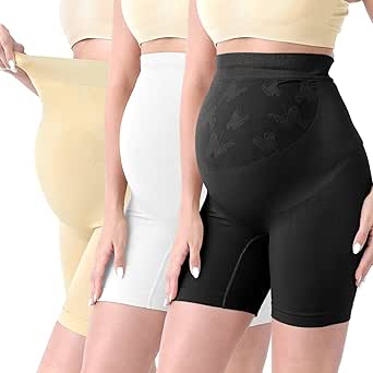 Umstands Shapewear Damen - Nahtlose Schwangerschaftsunterwäsche Over Belly