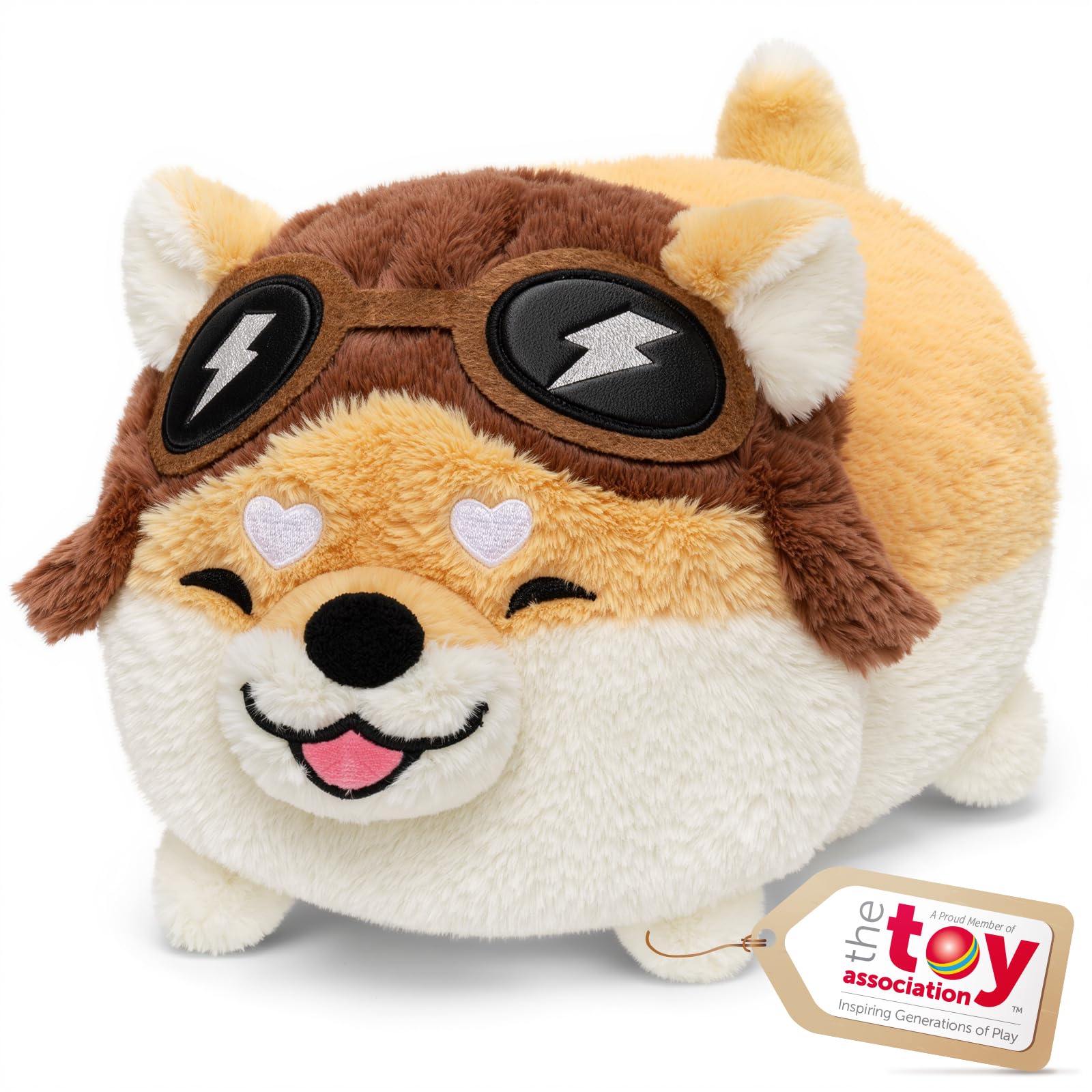 Pupazzo di Peluche Shiba Inu, Cuscino Cane Morbido da Abbracciare, Giocattolo Kawaii Anime Plush, Idea Regalo per Bambini, Ragazzi e Adulti (14 Pollici)