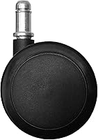 Vista 2 de chairpartsonline Rueda giratoria suave para pisos de madera dura, 5 ruedas compatibles con Aeron