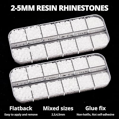 Miniatura 10 de 11000 diamantes de imitación rojos con pegamento b7000 para manualidades, ropa, uñas, manualidades, zapatos, vasos, camiseta, piedras de rinestones