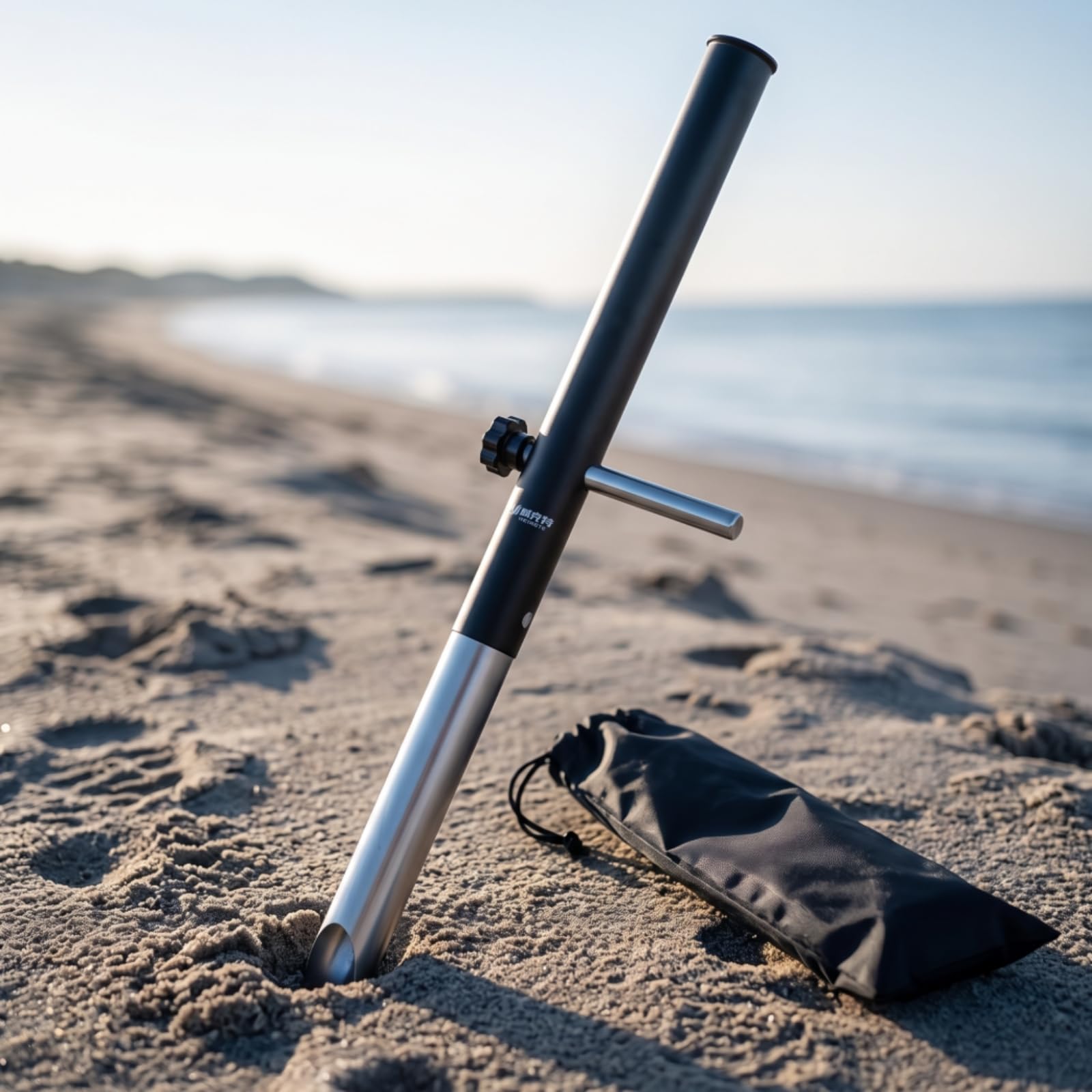 Reggicanna da Pesca con Picchetto Resistente Supporto Salvaspazio per Spiaggia