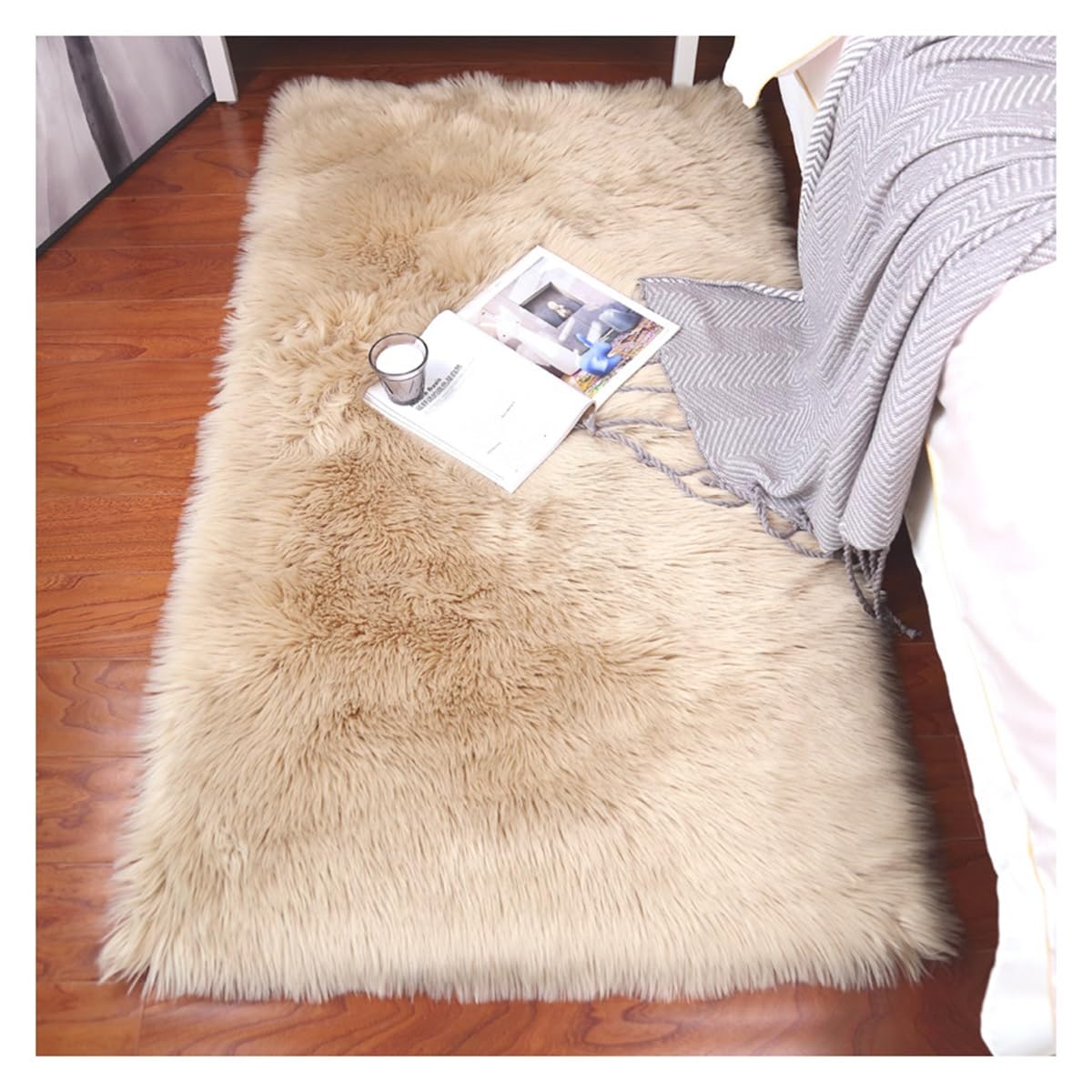 Tapis salon moelleux et ultra doux pour créer une chambre d'enfant cocooning