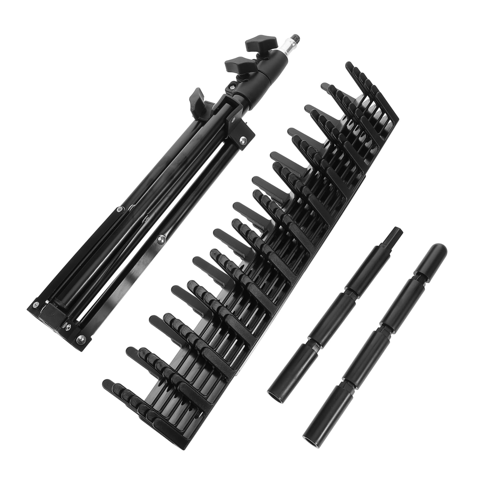 Gogogmee Dreadlock Braiding Hair Rack Portable Hair Separator Stand Telescopic Design