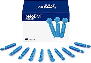 KetoBM Lancets - Pack of 100 Lancets 100pc