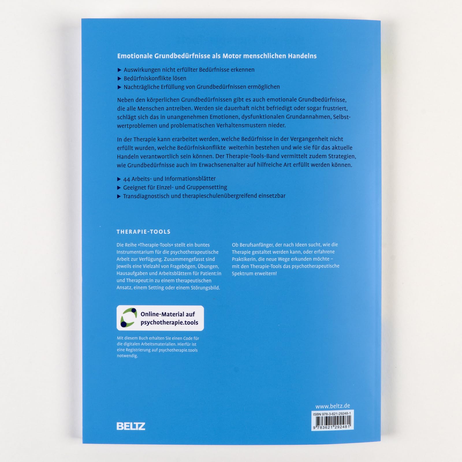 Therapie-Tools Emotionale Grundbedürfnisse: Mit E-Book inside und Arbeitsmaterial (Beltz Therapie-Tools)