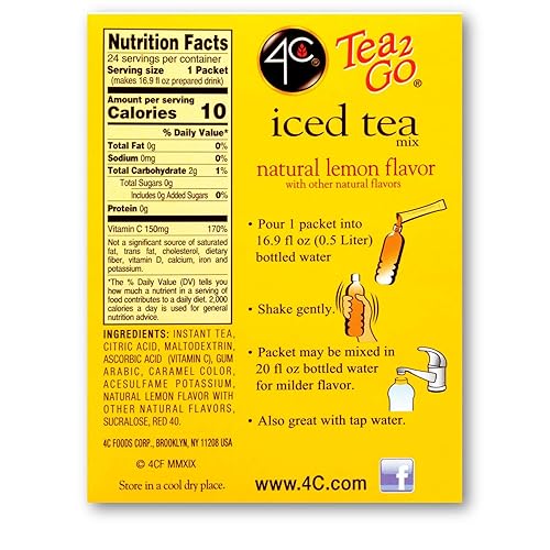 Vista 15 de 4C Paquetes de mezcla de bebida en polvo, granada de arándano, 1 paquete, 20 unidades, Singles Stix On the Go, refrescantes sabores de agua sin