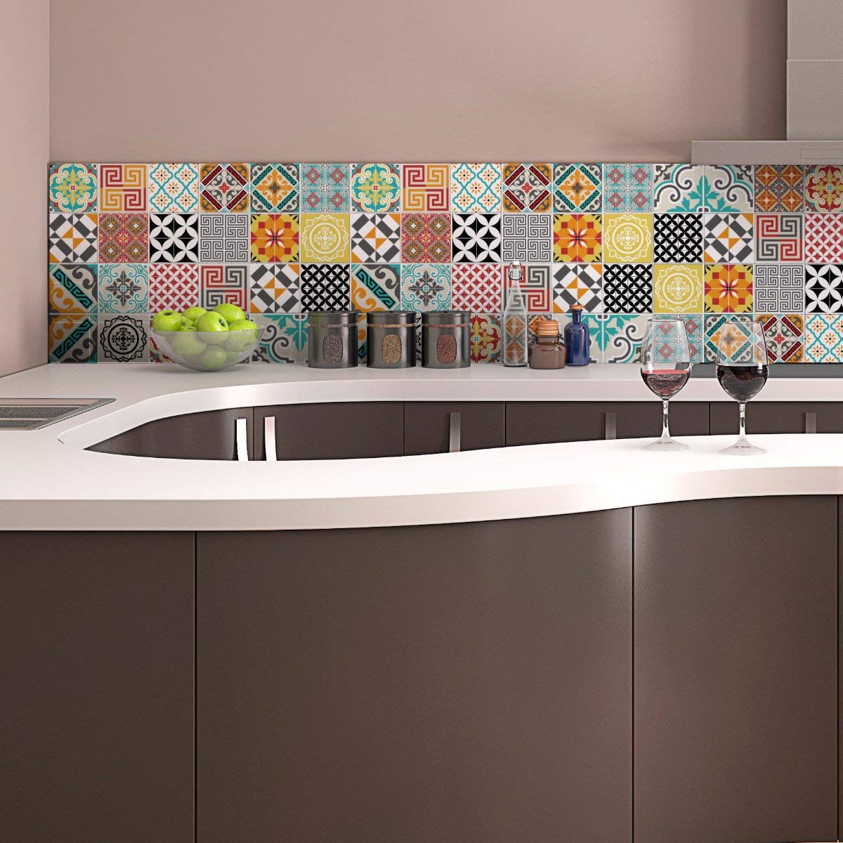 Ambiance Sticker Revestimientos Autoadhesivos Para Cocina Y Baño Tina