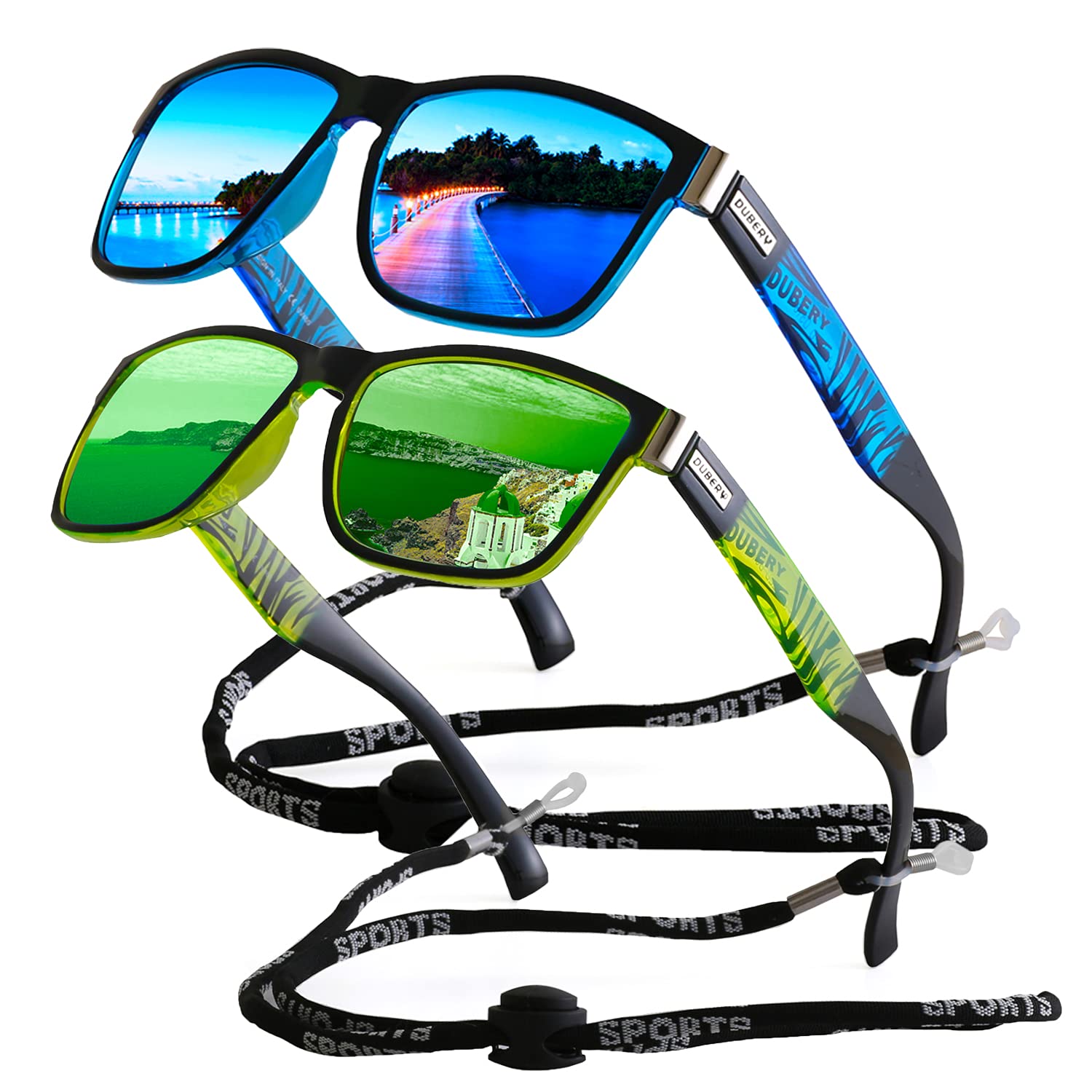 yoofun Gafas de Sol Polarizadas, Gafas de Sol para Hombre y Mujer 100% Protección UV400 para Golf Ciclismo Pesca Senderismo Conducción