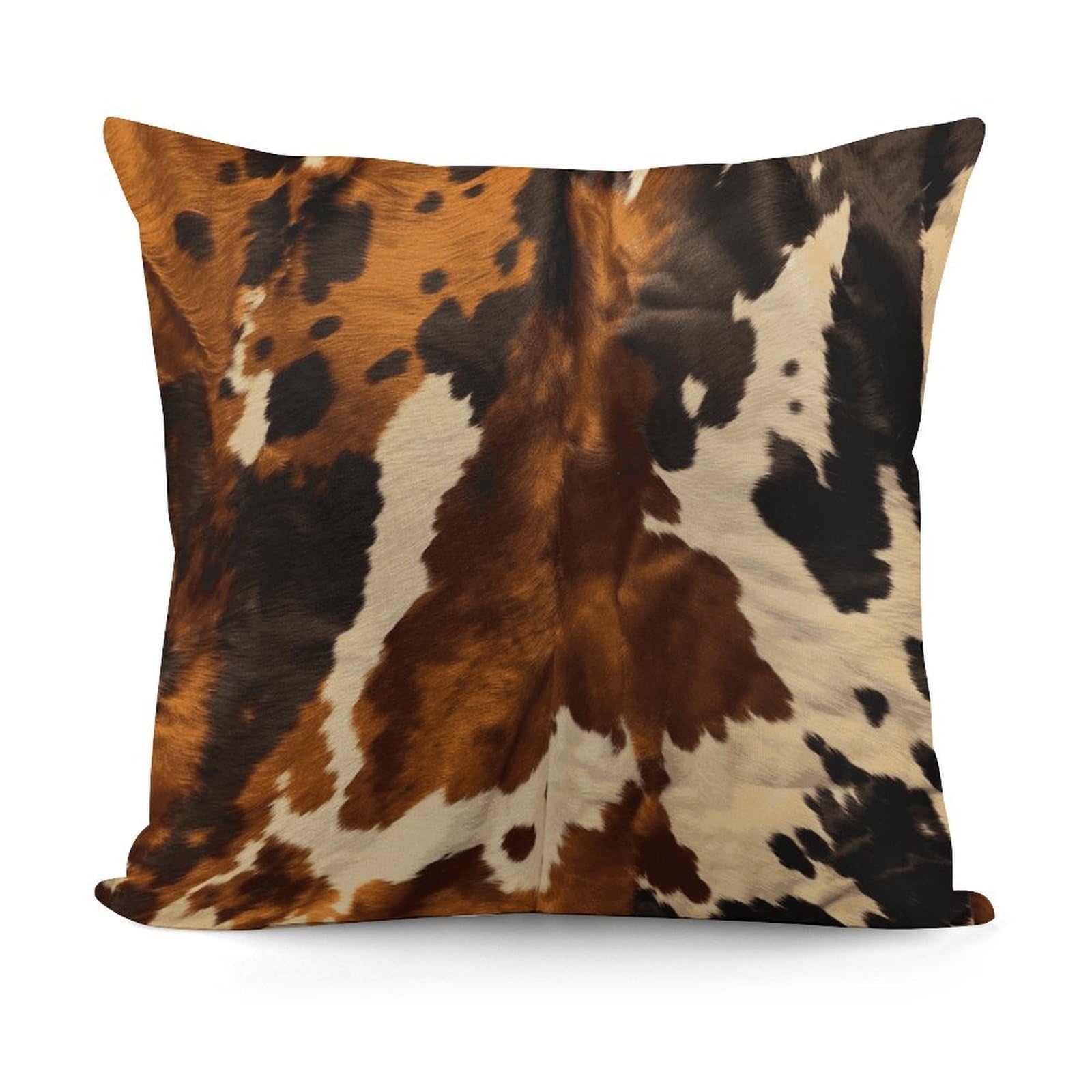 VstaDank Abstract Cow Skin Throw Pillow Covers 18x18 Inch Soft Couch Home Decor Cushion Cover Comfortable Plush Square Cushion Case Farmhouse Decorative Pillowcase for Living Couch