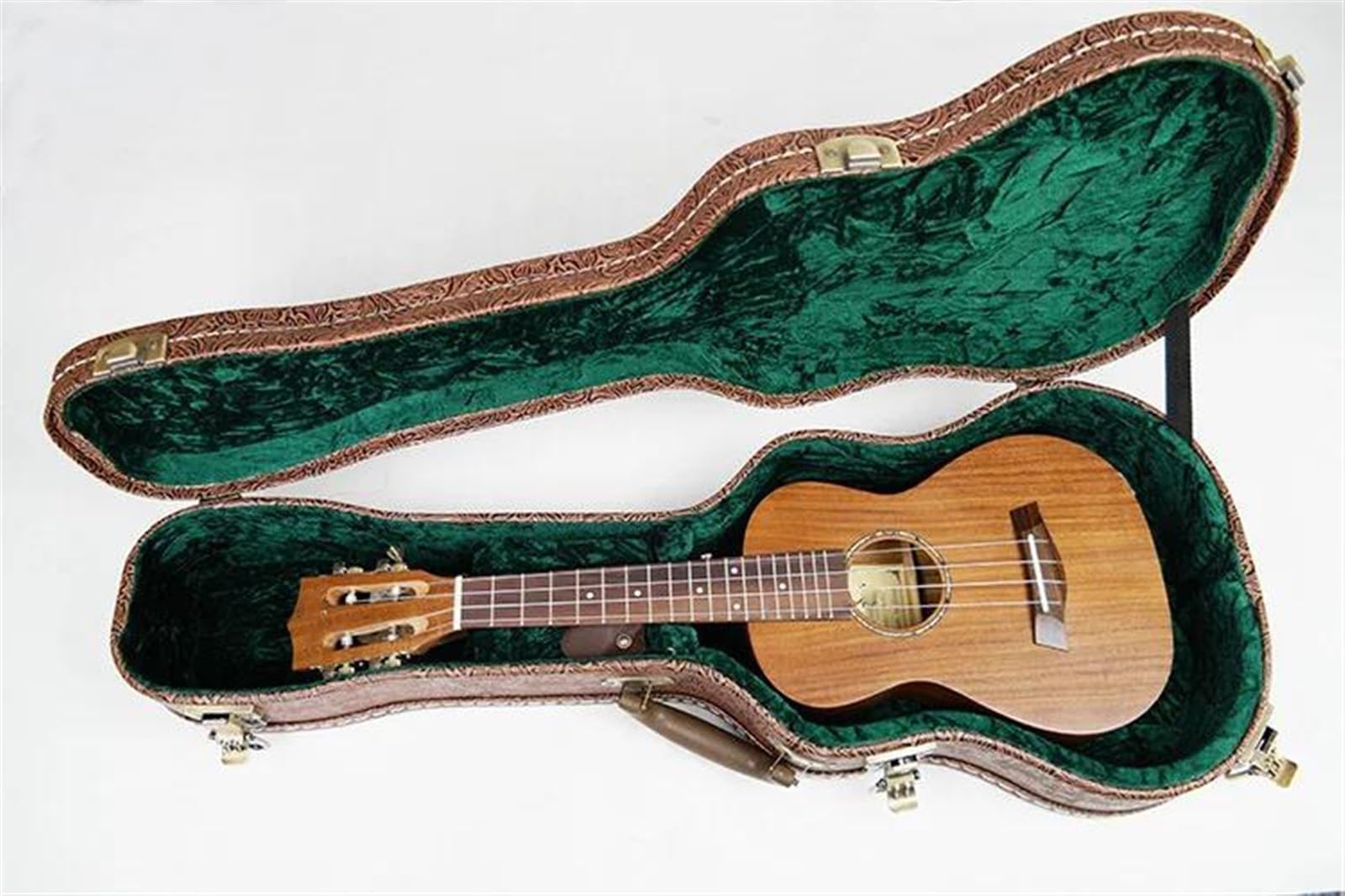 ukulele 26 Top Per Chitarra Hawaiana Tenore A 4 Corde Per Ukulele Elettrico In Legno Massello Di Acacia Con Scatola EQ +