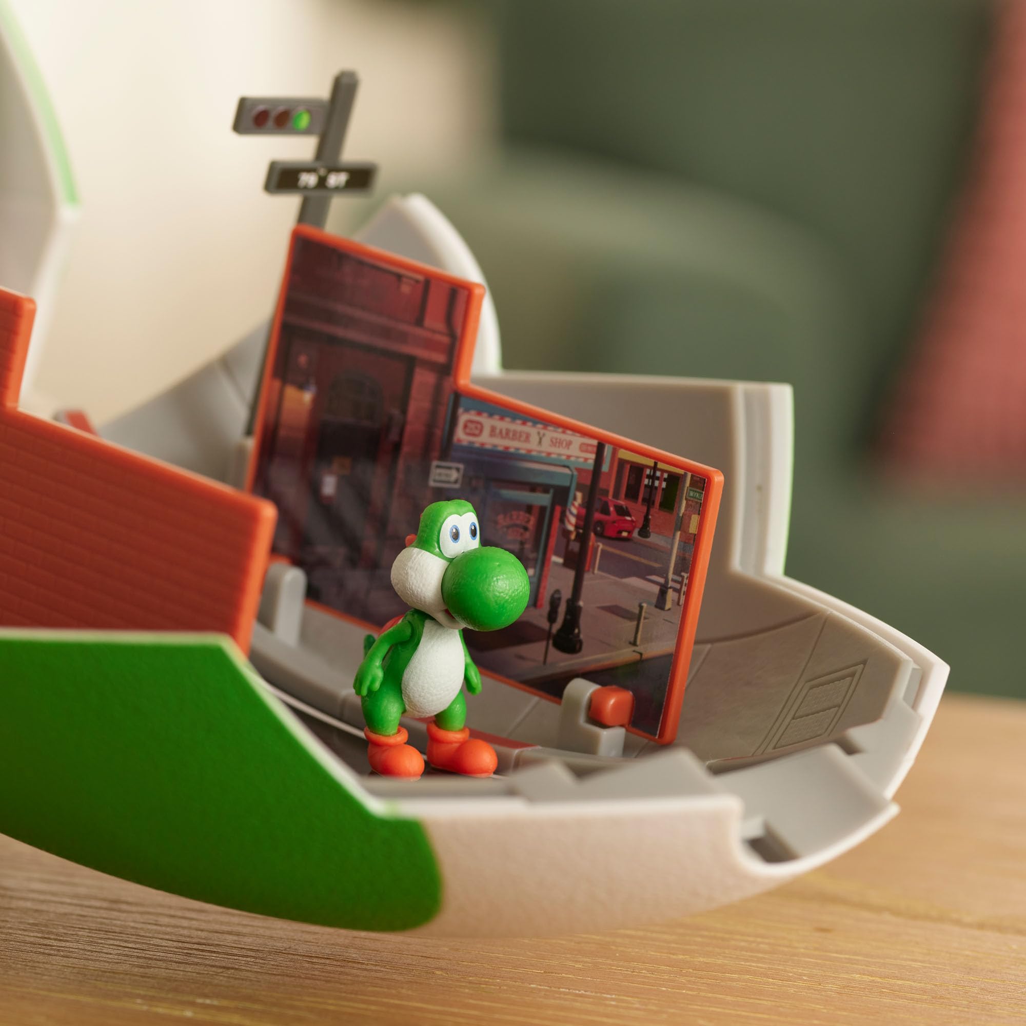 El Set de Juego Huevo de Yoshi de la película Super Mario Galaxy con Minifiguras de 3,8 cm, con Licencia Oficial de Jakks Pacific, Incluye Figuras de 4 cm y Mario de Fuego Exclusivo