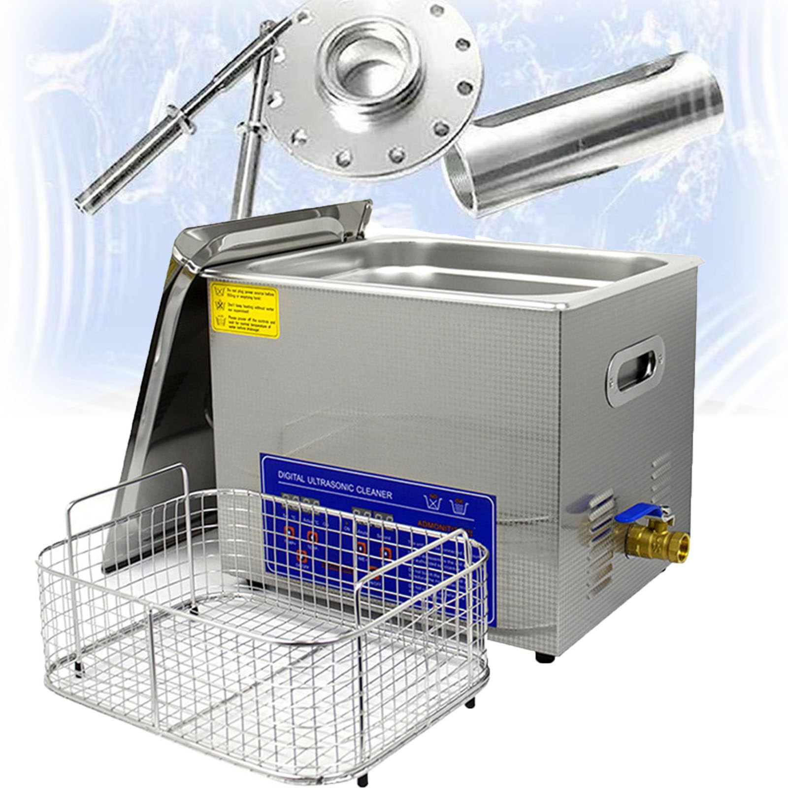 Ultrasonic Cleaner, Edelstahl Ultraschallreiniger 30L | mit digitaler Heizungs-Timer,reiniger ultraschallgerät,schmuckreiniger ultraschall,ultraschallreinigungsgerät brille