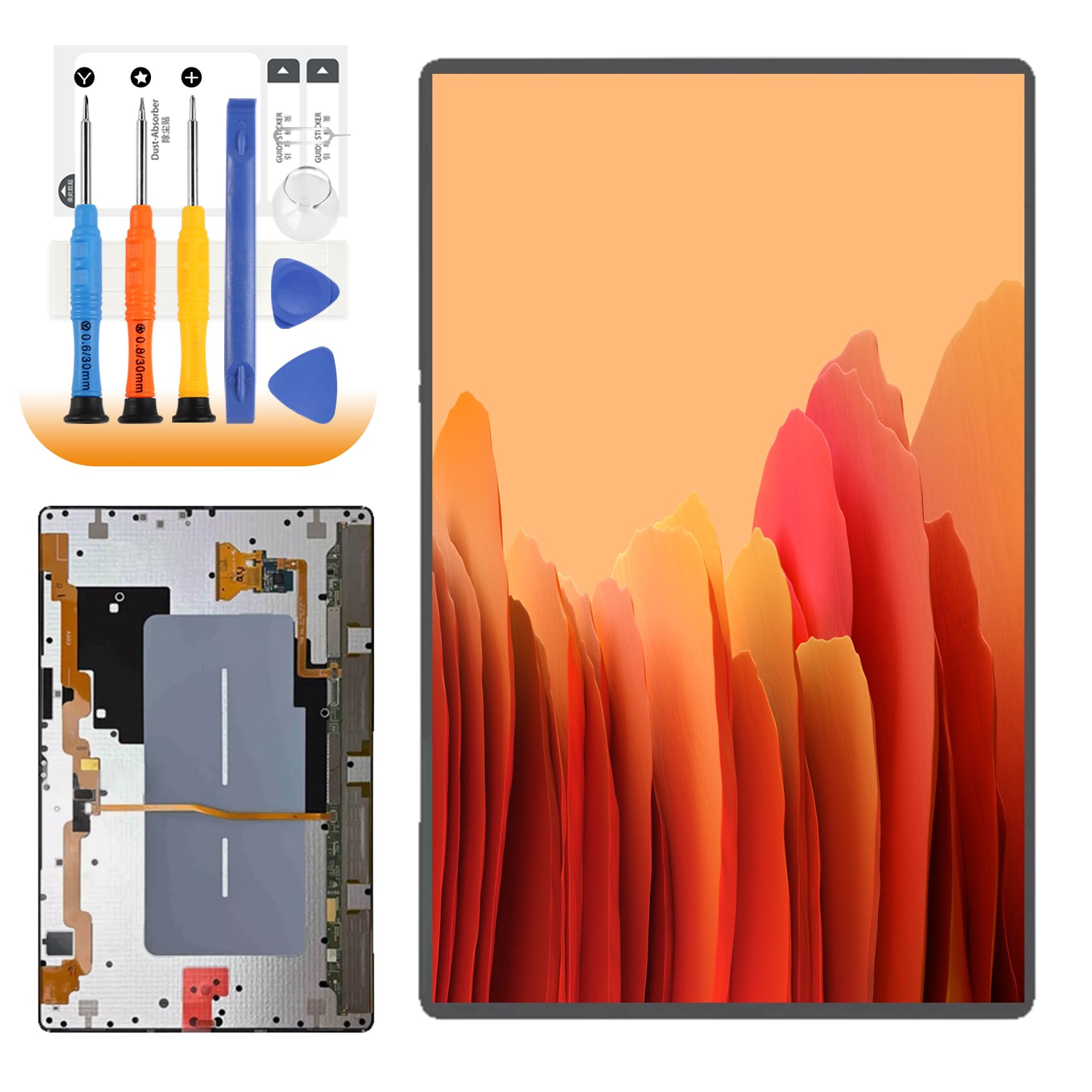 for Samsung Galaxy Tab S10 Ultra Screen Replacement for for Samsung Tab S10 Ultra LCD SM-X920, SM-X926 LCD Display Touch Screen Assembly Repair Parts