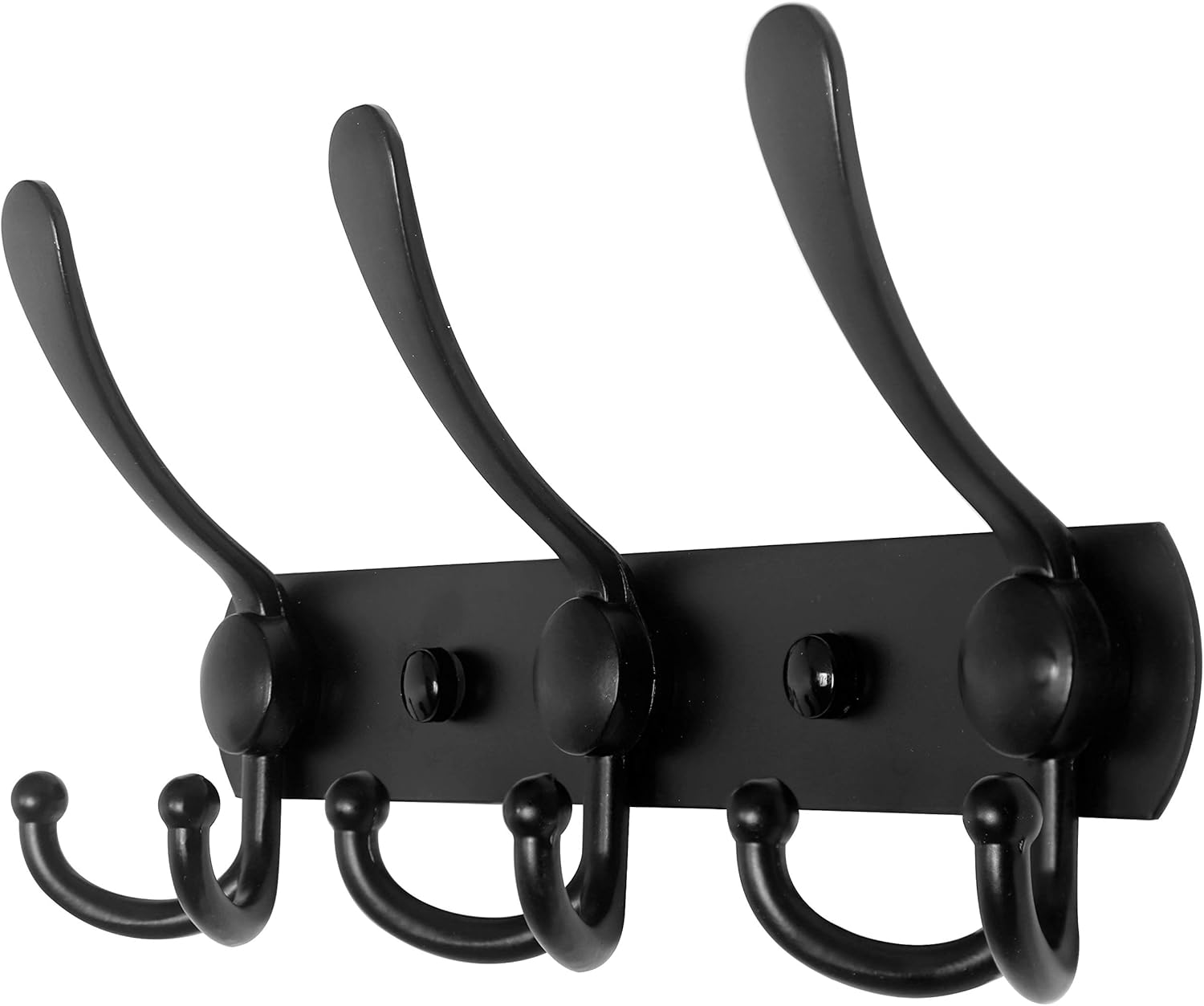 WEBI Coat Rack Wall Mounted,3 Tri Hooks for Hanging Coats,Metal Coat Hook Rack Wall